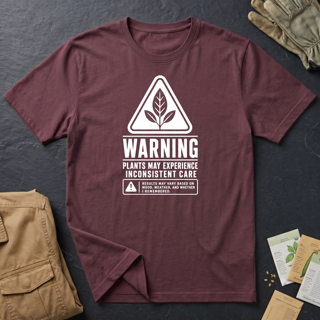 Warning Inconsistent Care T-Shirt
