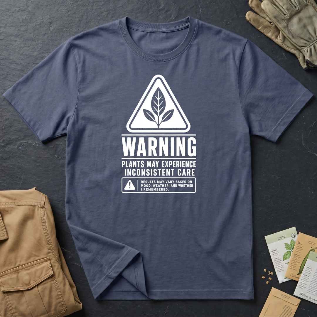 Warning Inconsistent Care T-Shirt