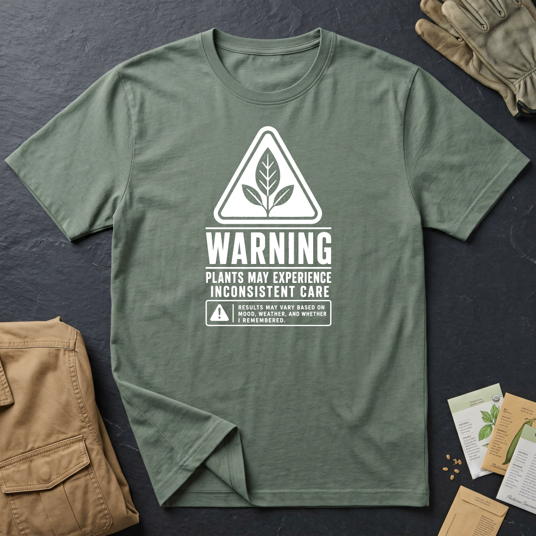 Warning Inconsistent Care T-Shirt