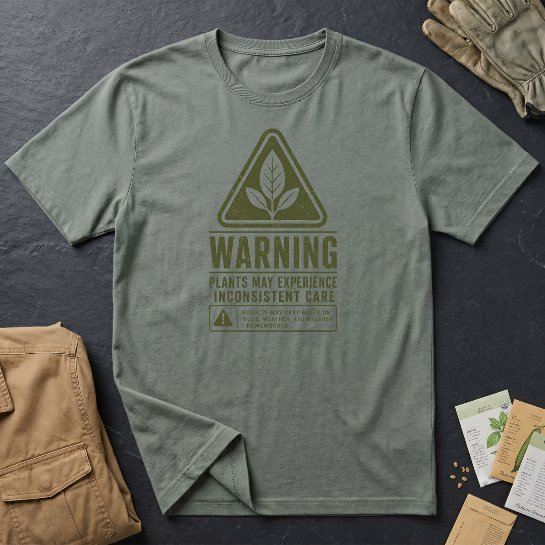 Warning Inconsistent Care T-Shirt