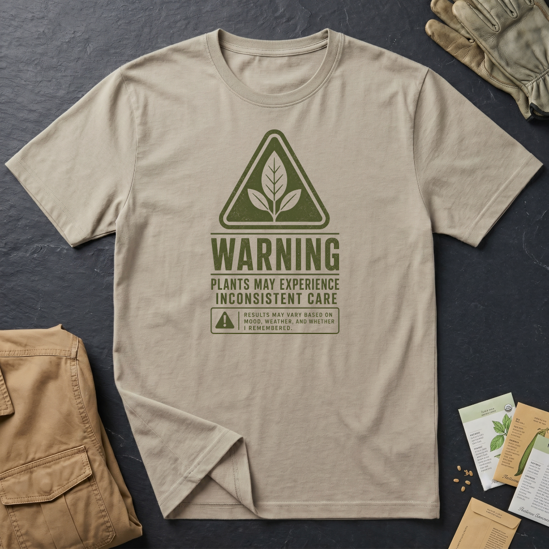 Warning Inconsistent Care T-Shirt