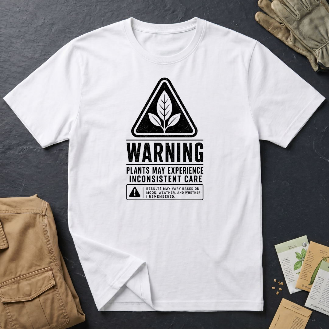 Warning Inconsistent Care T-Shirt